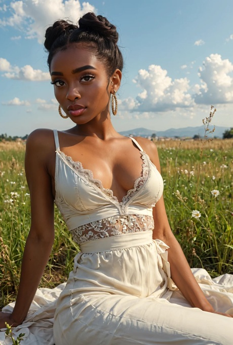 Bolanle posing outdoors photo 2