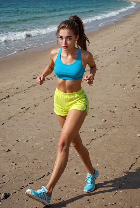 Mindy running photo 4